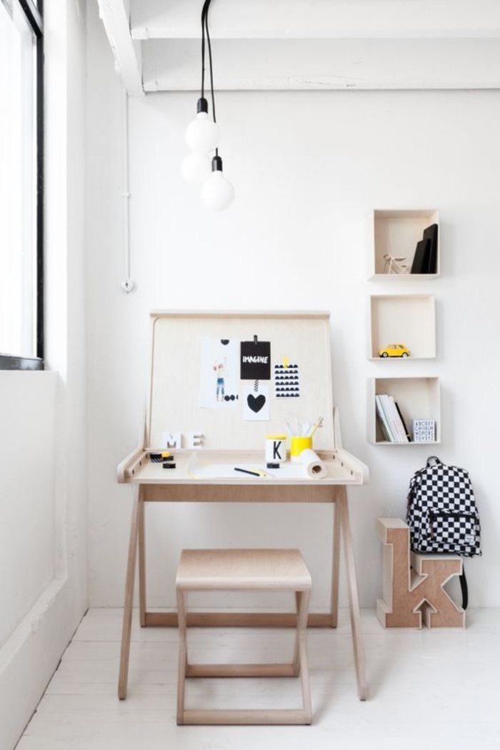 escritorio plegable pequeña oficina en casa configurar muebles de oficina