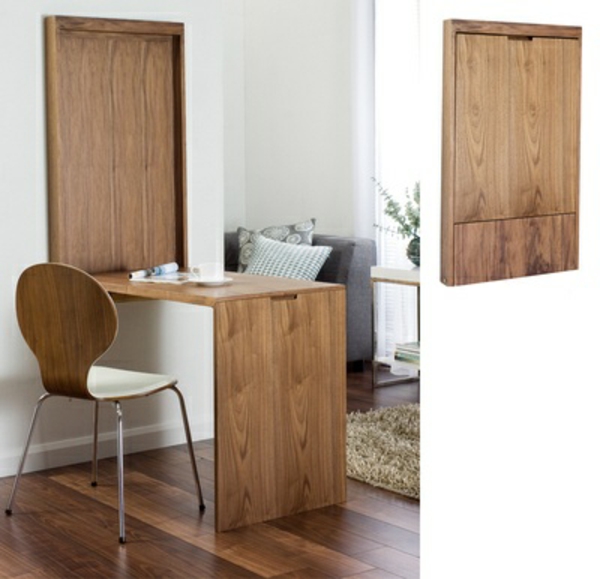 taitettava pöytä seinälle asennettava puinen pöytä taitettava kiinteä