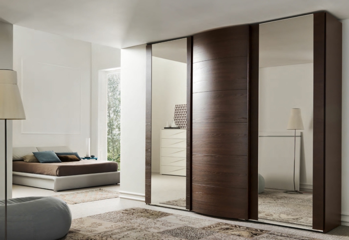 garderobe design stue møbler stilig front speil