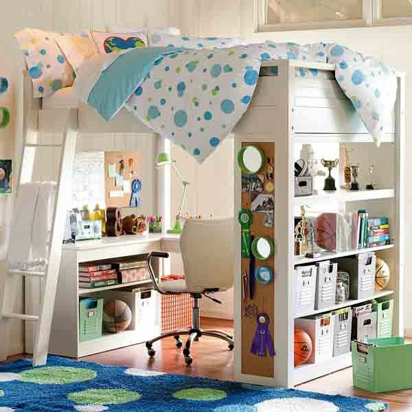 μικρό δωμάτιο κορίτσι ζουν ιδέες ντουλάπα σκάλες σκάλα
