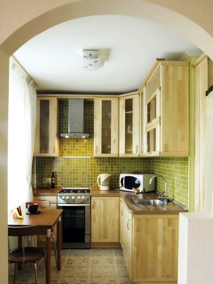 μικρές κουζίνες δημιουργούν πράσινα πλακάκια τοίχου μικρή τραπεζαρία