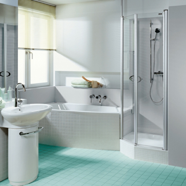 lille badeværelse design badeværelse fliser brusekabine glas badeværelse vindue