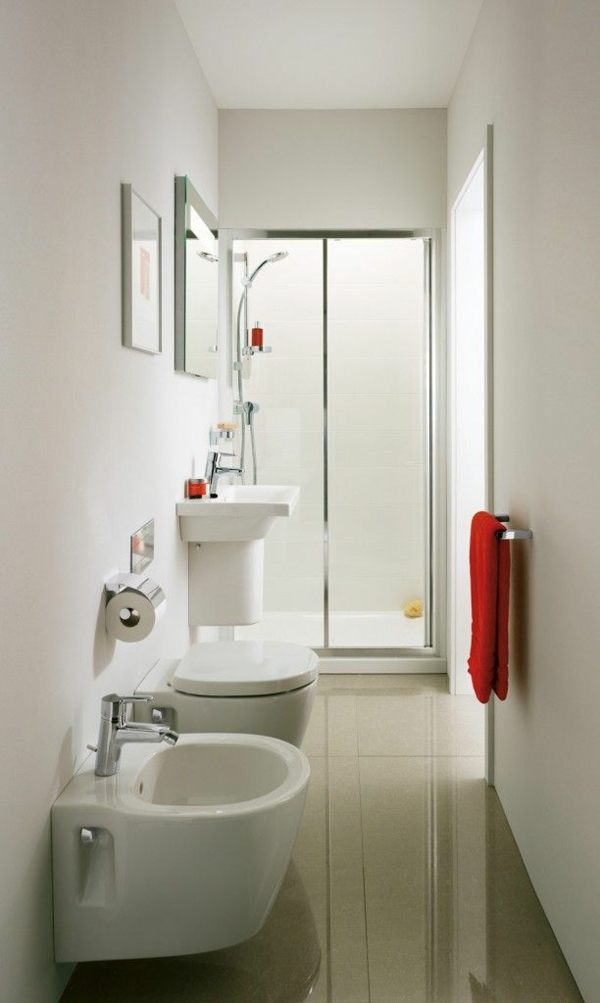 små badeværelser ideer tæt badeværelse brusebad toilet