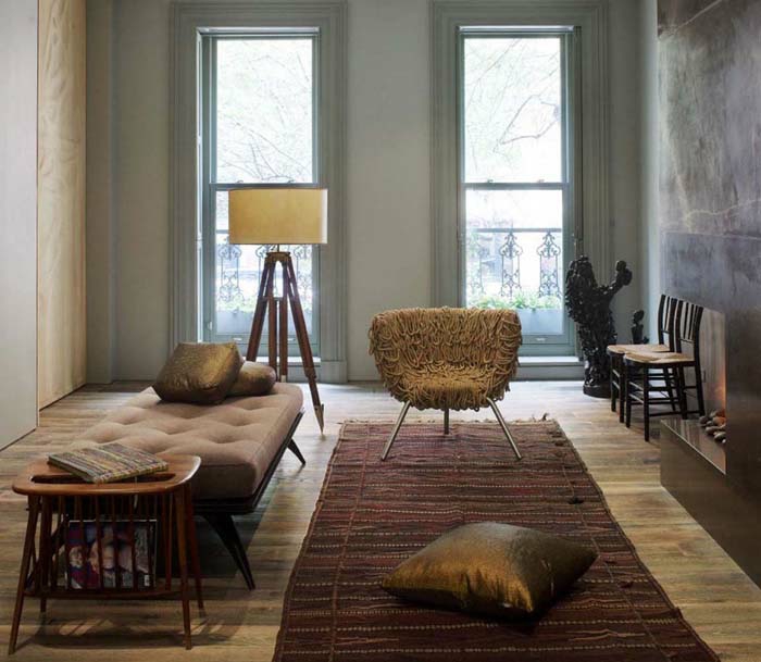 stue oprettet 50s stil værelse møbler