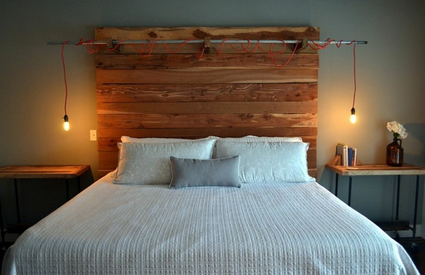 lit design tête de lit en bois Erwin Renovation