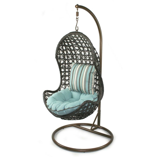 плетена ратанова стол, висяща за възглавници за възглавници за стол