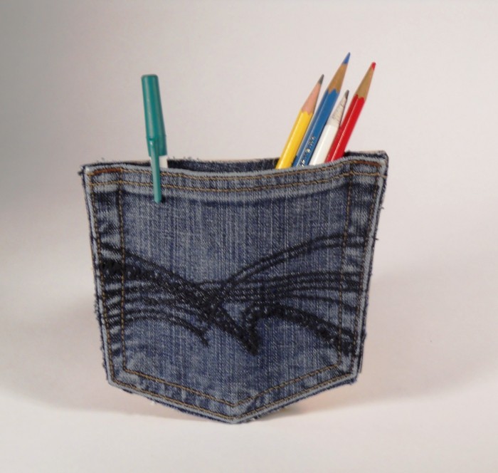 creative tinker denim pocket pencils collecting