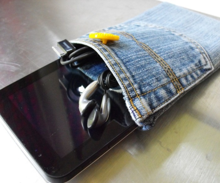 bandeja creativa etui bandeja de coser jeans