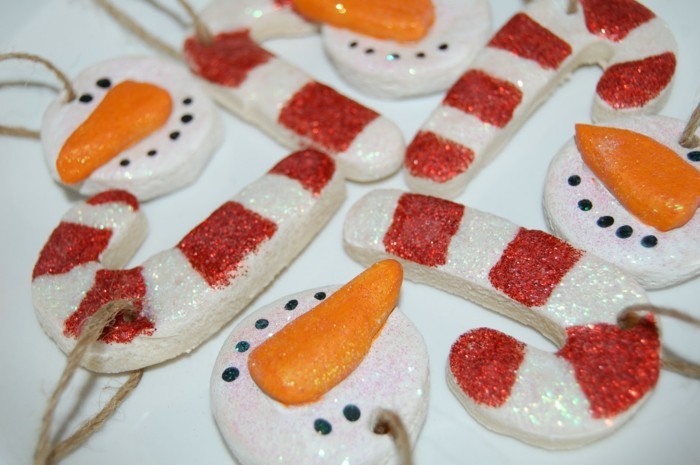creatieve ketellapper weihnachtsfigurchen van zout deeg