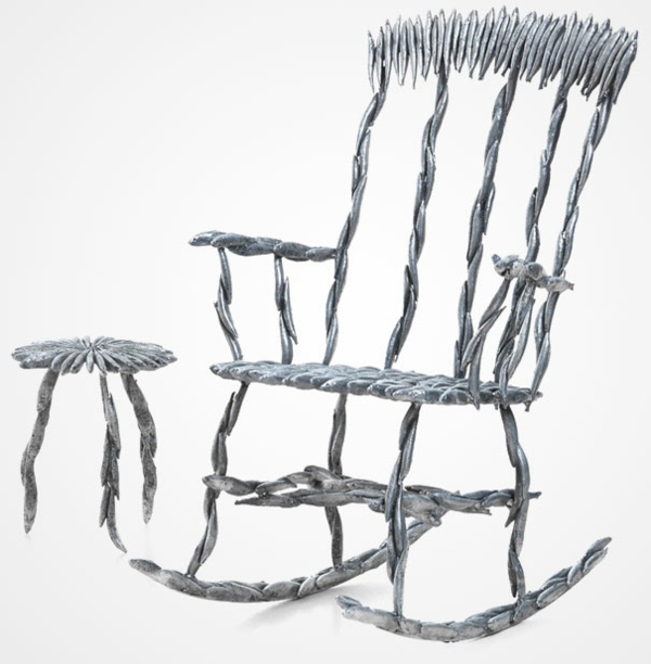 chaises designer créatif poisson