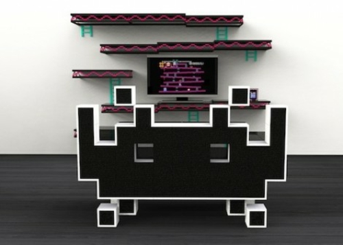 diseño de sala creativo pieza de jugador de sofá de lujo