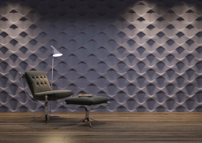 творческа стена дизайн дървена панела интериор декорация 3d идеи