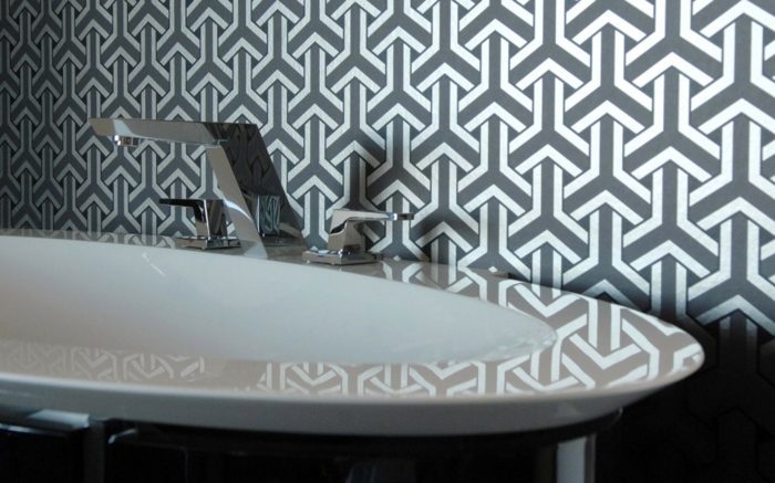 diseño de paredes diseño de pared esquema de colores baño gris