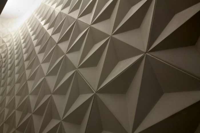 Esquema de color creativo del diseño de la pared del diseño de la pared 3D Rigs