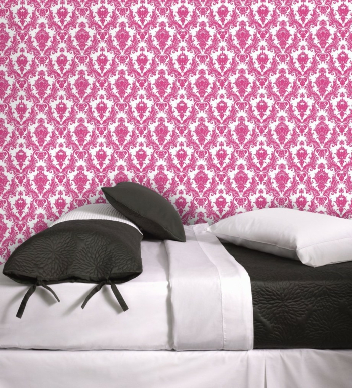 wall design wall decoration color design wall decals wallpapers magenta