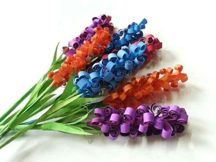 creatief crafting bloemen zelf knutselen gekleurde diy ideeën