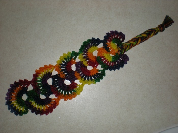 creatieve crafting gekleurde bladwijzer ketellapper