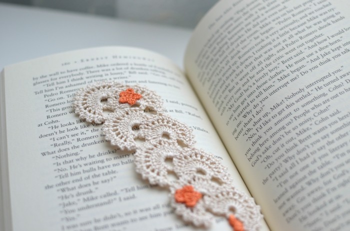 creative craft bookmark crochet elegant