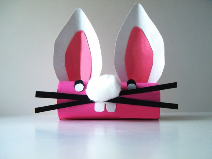 rouleau de papier bricolage créatif rouleau de lapin