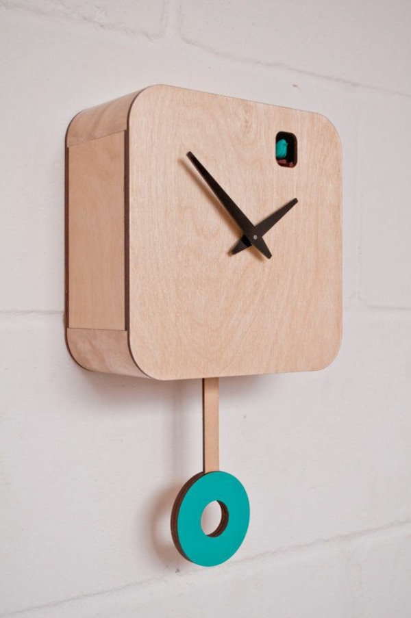 Κούκος ρολόι Μοντέρνα ξύλινα ρολόγια Κατασκευάστε τον εαυτό σας Μοντέρνο σχέδιο τοίχου