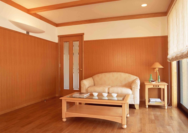 пластмасови панели боя дървени ефекти зърно текстура спалня