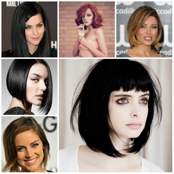 coiffures courtes page coupe coiffures dames coiffures femmes tendance lisse bob