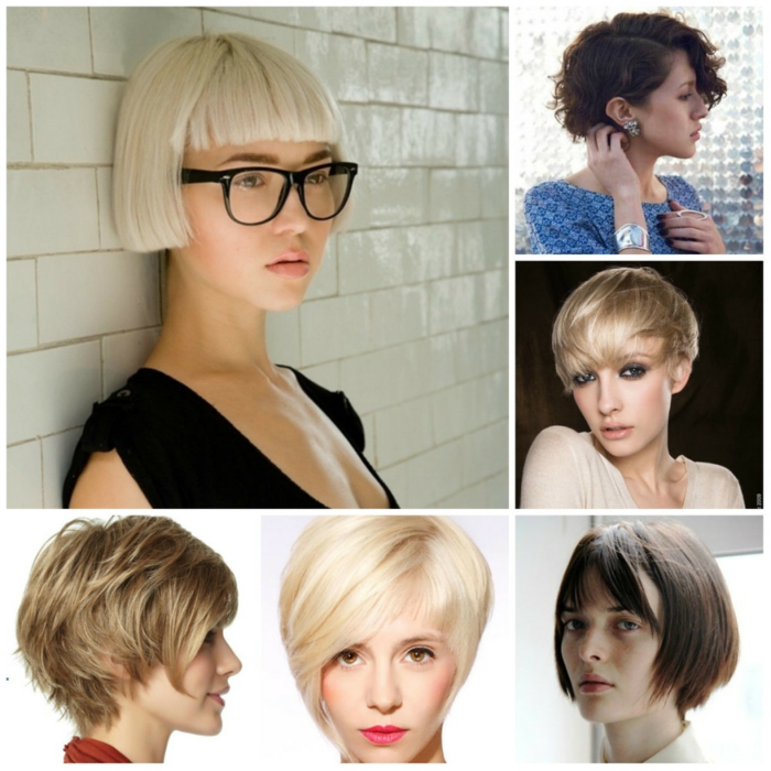 coiffures courtes page coupe coiffure dames coiffures femmes tendance mélange