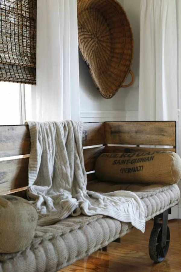 Country stil stue rustikke diy møbler paletter stue møbler