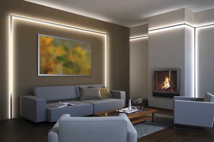 LED osvětlení obývacího pokoje osvětlení obývacího pokoje