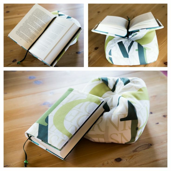 Lezen kussen Leselotte naaien patroon DIY boek kussen naaien Craft ideeën
