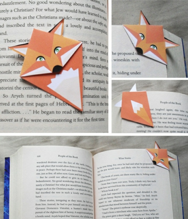Bookmark itself make fox crafting tips