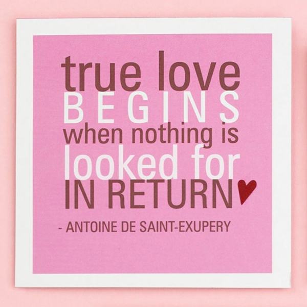 valentine's day quote love card