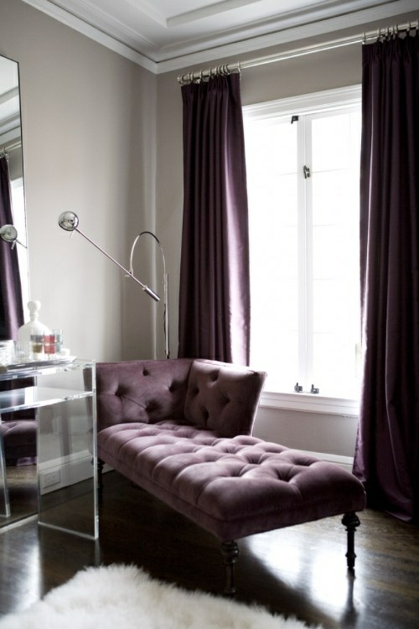 purple window curtains bedroom quiet bed