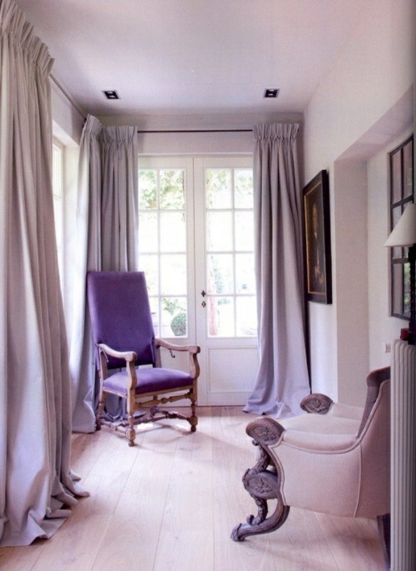 purple-curtain-Window Blinds-bedroom-chair