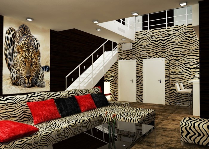 idées de design d'intérieur d'appartement loft de vie idées de décoration ouvert