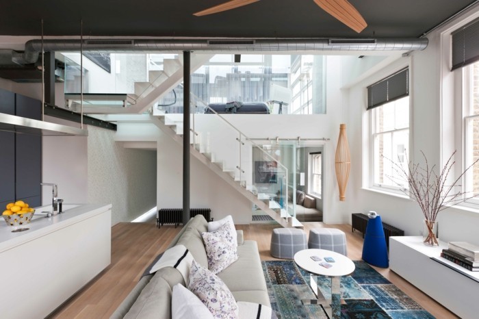 loft διαμέρισμα ιδέες επίπλων ιδέες διαβίωσης ιδέες διακόσμησης ανοιχτό χώρο14