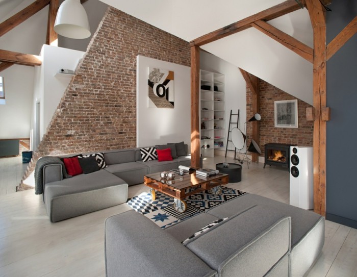 Ejemplos de muebles de loft ideas de vida ideas de decoración open-space6