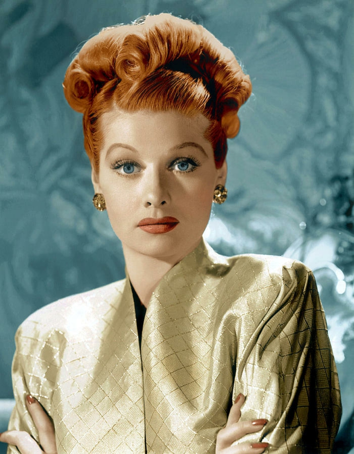 lucille ball 50s coiffures