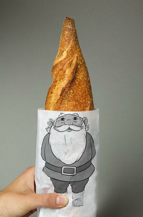 funny packaging bread