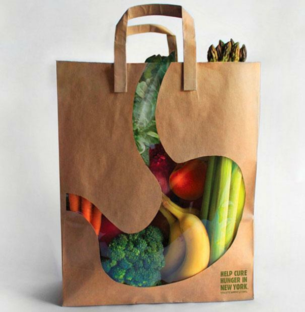 nice sweet packaging grocery bag