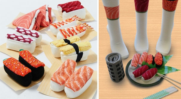 funny sushi gifts for men socks original