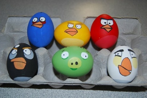 αστεία πασχαλινά αυγά αγρόκτημα πολύχρωμα