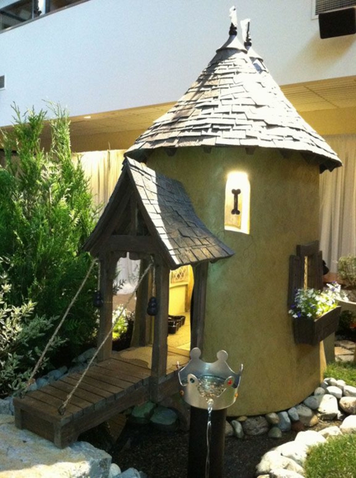 luxury doghouse designs tower original fairytale