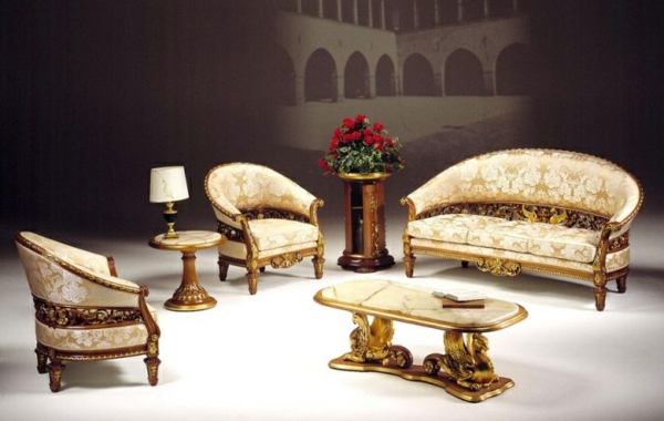 luxusní nábytek italský design nábytek vzor konferenční stolek