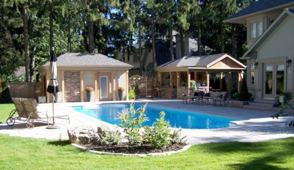 maison de luxe construire l'architecture moderne jardin piscine idées de jardinage