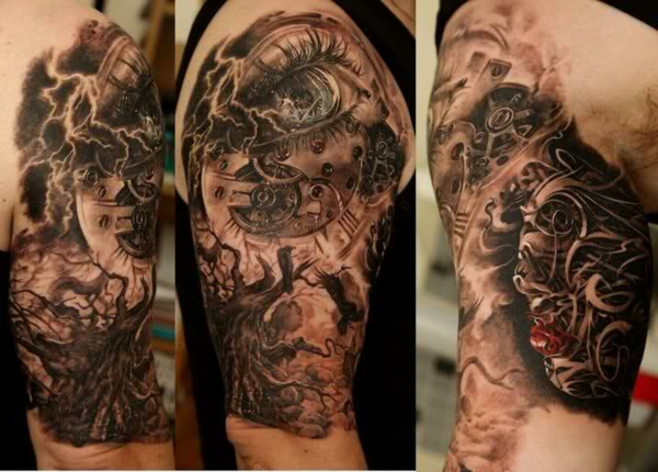 Uhr tattoos männer unterarm Arm Tattoos
