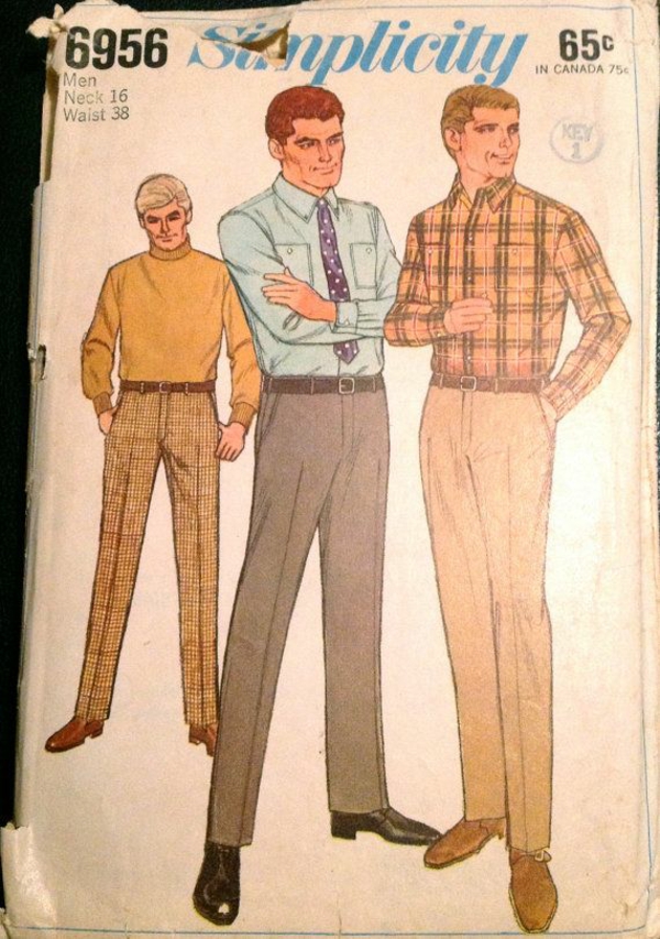dámské módní pánské pánské oblečení 60. let