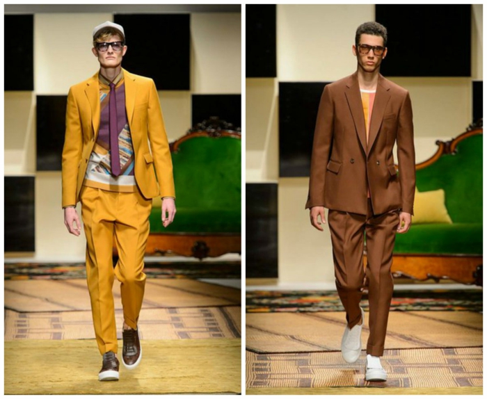 Мъжка мода тенденция 2016 мъжки яке текущи цветни костюми