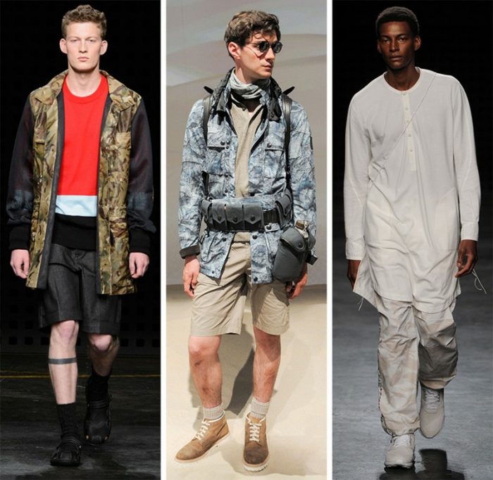 Mænds modetrends 2016 elegante bukser afslappet mode urban stil militær london kollektion