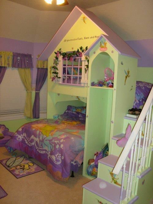 eventyr børnehave seng trapper